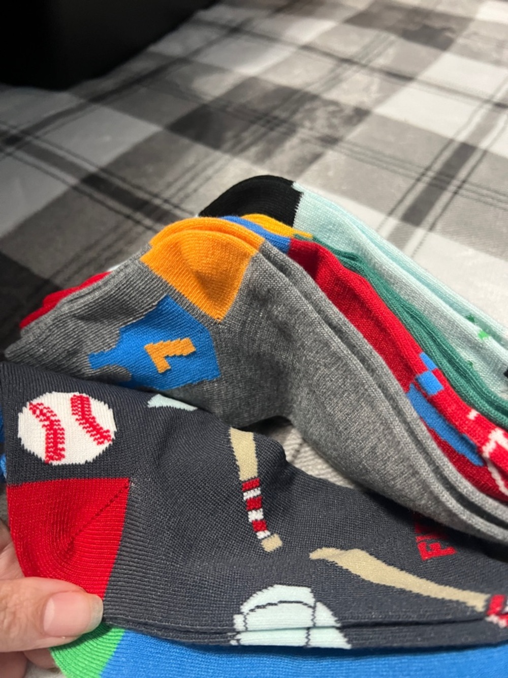 Youth Sports Crew Socks - Assorted Colors - Picture 6 of 8